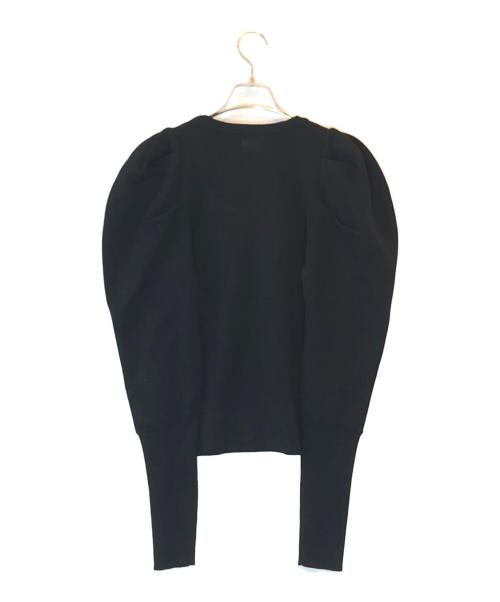 Bibiy.（ビビィ）Bibiy. (ビビィ) パフスリーブニット ブラック サイズ:F 未使用品の古着・服飾アイテム