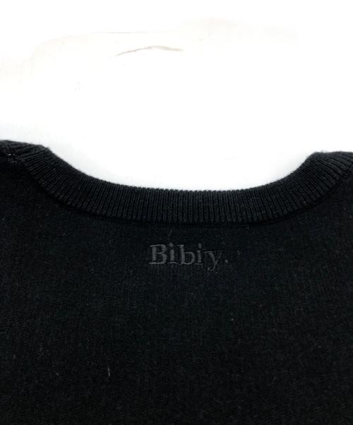 Bibiy.（ビビィ）Bibiy. (ビビィ) パフスリーブニット ブラック サイズ:F 未使用品の古着・服飾アイテム