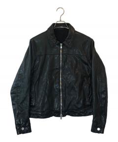 中古・古着通販】KADOYA (カドヤ) シングルライダースジャケット