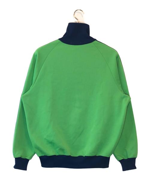adidas（アディダス）adidas (アディダス) トラックジャケット グリーン×ネイビー サイズ:5号の古着・服飾アイテム