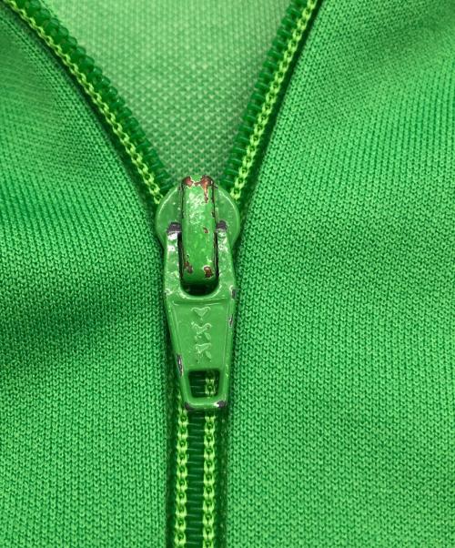 adidas（アディダス）adidas (アディダス) トラックジャケット グリーン×ネイビー サイズ:5号の古着・服飾アイテム