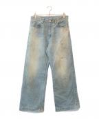 NEON SIGNネオンサイン）の古着「Loose Denim Pants」｜インディゴ