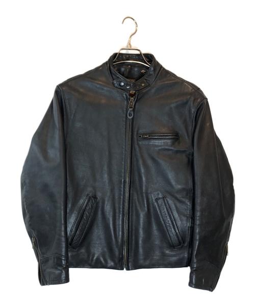 HARLEY-DAVIDSON（ハーレーダビッドソン）HARLEY-DAVIDSON (ハーレーダビッドソン) ライダースジャケット ブラック サイズ:SIZE 36の古着・服飾アイテム
