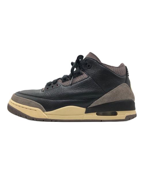 NIKE（ナイキ）NIKE (ナイキ) A MA MANIERE (ア・マ・マニエール) WMNS AIR JORDAN 3 RETRO OG SP ブラック×ブラウン サイズ:US12の古着・服飾アイテム
