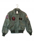 HOUSTONヒューストン）の古着「CWU-36P FLIGHT JACKET 2nd「MOVIE」MODEL」｜オリーブ