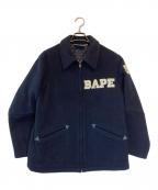 A BATHING APEアベイシングエイプ）の古着「ジャケット」｜ネイビー