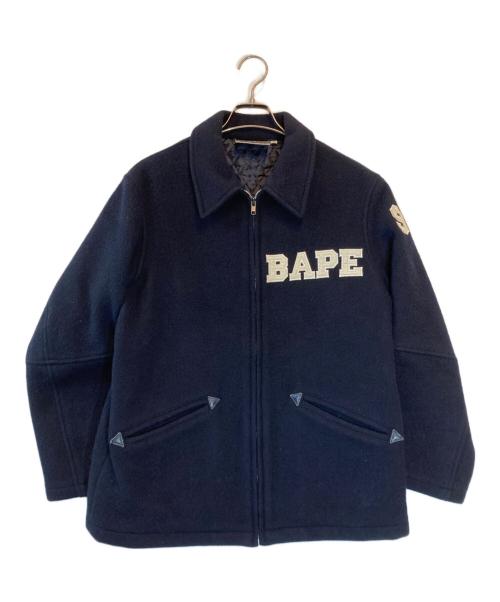 A BATHING APE（アベイシングエイプ）A BATHING APE (アベイシングエイプ) ジャケット ネイビー サイズ:Sの古着・服飾アイテム