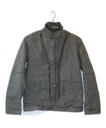 MARITHE+FRANCOIS GIRBAUD（マリテフランソワジルボー）の古着「ギミックジャケット」｜グレー