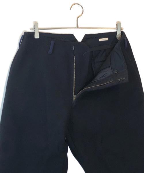 COMOLI（コモリ）COMOLI (コモリ) メルトン バックストラップパンツ ブラック サイズ:SIZE Mの古着・服飾アイテム