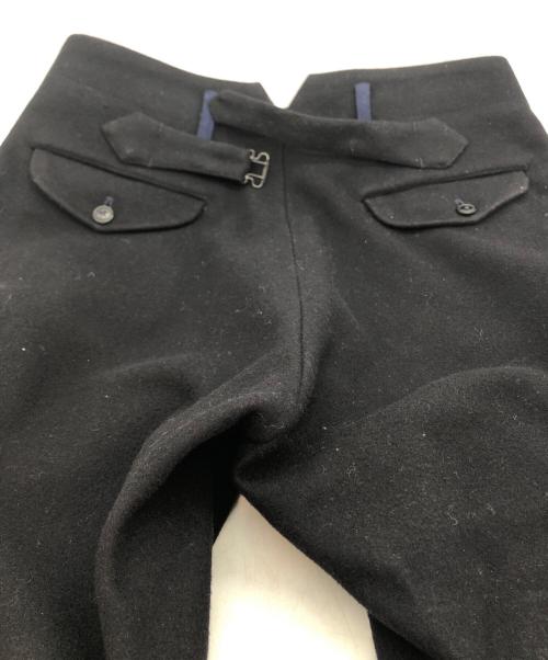 COMOLI（コモリ）COMOLI (コモリ) メルトン バックストラップパンツ ブラック サイズ:SIZE Mの古着・服飾アイテム
