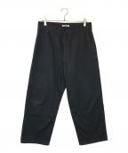 AURALEEオーラリー）の古着「LOOSE TWILL WIDE PANTS」｜ブラック