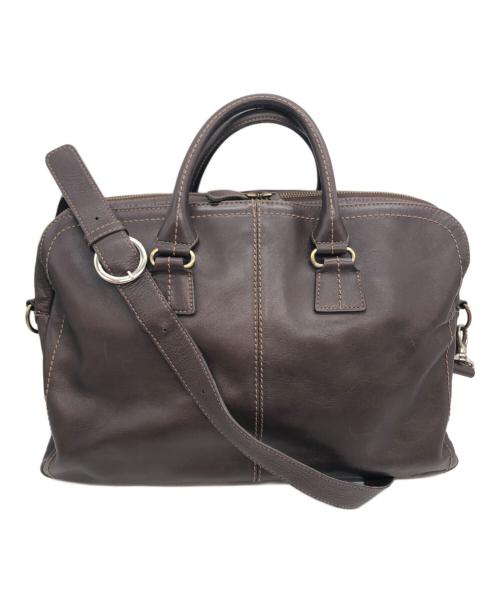 土屋鞄（ツチヤカバン）土屋鞄 (ツチヤカバン) レザー2WAYショルダーバッグ ブラウンの古着・服飾アイテム