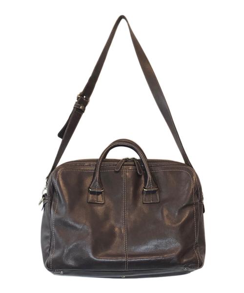 土屋鞄（ツチヤカバン）土屋鞄 (ツチヤカバン) レザー2WAYショルダーバッグ ブラウンの古着・服飾アイテム