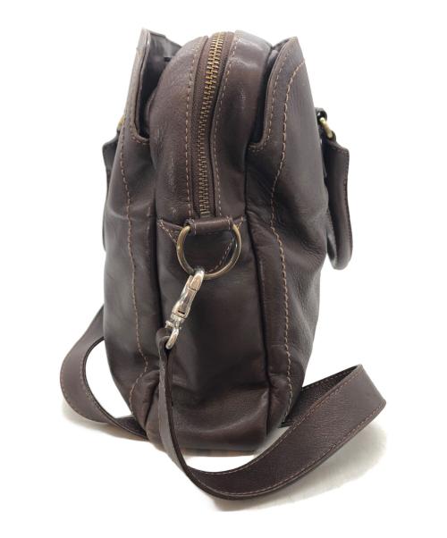 土屋鞄（ツチヤカバン）土屋鞄 (ツチヤカバン) レザー2WAYショルダーバッグ ブラウンの古着・服飾アイテム