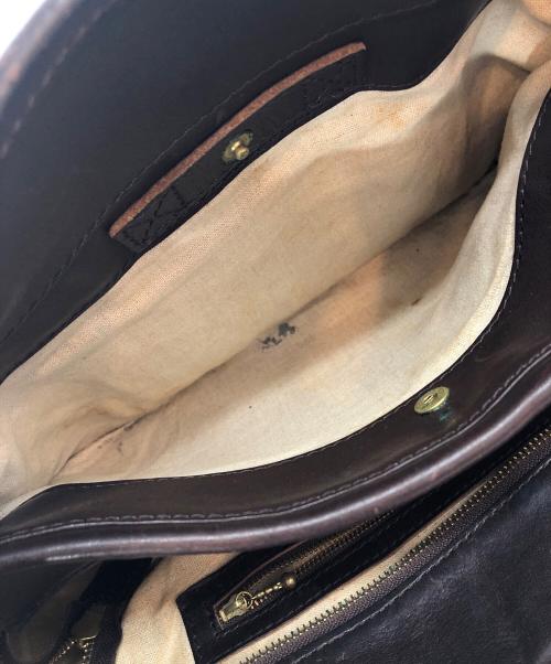 SLOW（スロウ）SLOW (スロウ) レザー2WAYトートバッグ ブラウンの古着・服飾アイテム