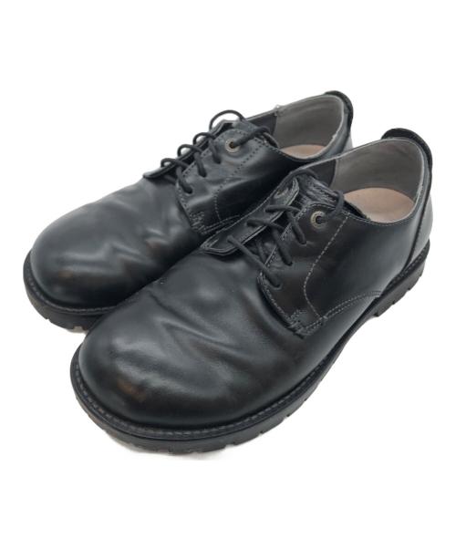 BIRKENSTOCK（ビルケンシュトック）BIRKENSTOCK (ビルケンシュトック) ギルフォードプレーントゥレザーシューズ ブラック サイズ:SIZE 26.5cmの古着・服飾アイテム