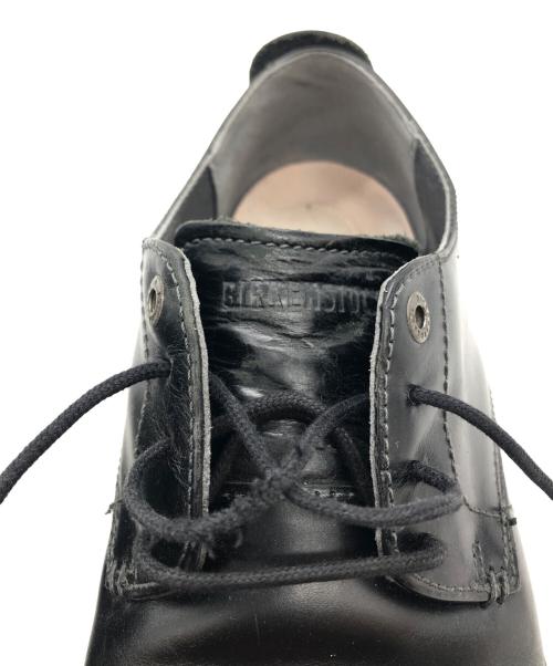 BIRKENSTOCK（ビルケンシュトック）BIRKENSTOCK (ビルケンシュトック) ギルフォードプレーントゥレザーシューズ ブラック サイズ:SIZE 26.5cmの古着・服飾アイテム