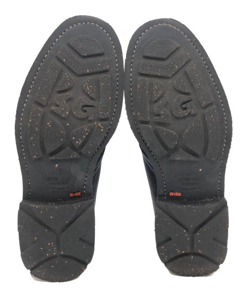 SCOTCH GRAIN（スコッチグレイン）SCOTCH GRAIN (スコッチグレイン) レザーチャッカーブーツ ブラック サイズ:SIZE 25 1/2の古着・服飾アイテム