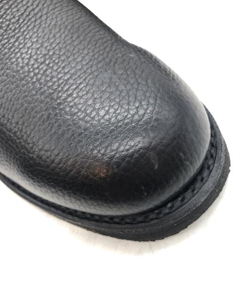 SCOTCH GRAIN（スコッチグレイン）SCOTCH GRAIN (スコッチグレイン) レザーチャッカーブーツ ブラック サイズ:SIZE 25 1/2の古着・服飾アイテム