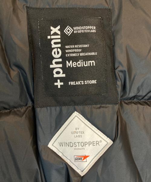 +PHENIX（プラスフェニックス）+PHENIX (プラスフェニックス) FREAK'S STORE (フリークスストア) 別注 ゴアテックス スナップダウンジャケット ブラック サイズ:Mの古着・服飾アイテム