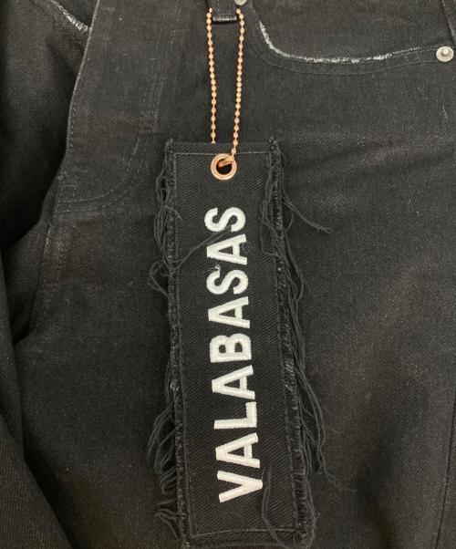 VALABASAS（バラバサス）VALABASAS (バラバサス) ワイドレッグデニムパンツ ブラック サイズ:SIZE 29の古着・服飾アイテム