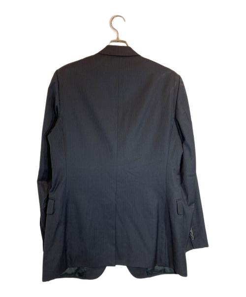 PRADA（プラダ）PRADA (プラダ) ストライプセットアップ ネイビー サイズ:52Rの古着・服飾アイテム