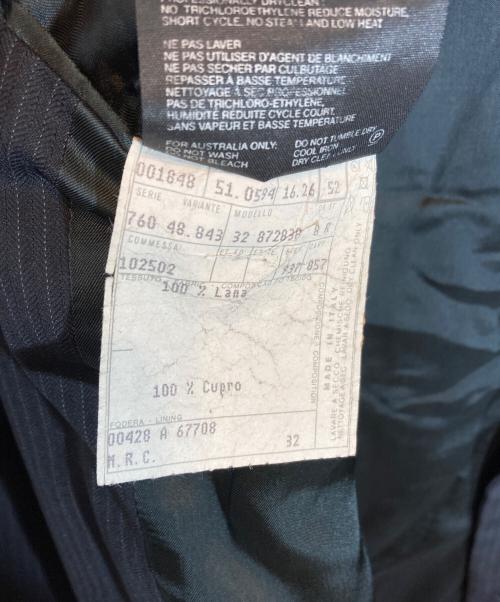 PRADA（プラダ）PRADA (プラダ) ストライプセットアップ ネイビー サイズ:52Rの古着・服飾アイテム