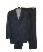 BURBERRY BLACK LABELバーバリーブラックレーベル）の古着「3Bストライプセットアップスーツ」｜ネイビー
