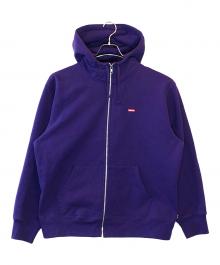 SUPREME（シュプリーム）の古着「SmallBox ZipUp HoodedSweatshirt」｜パープル