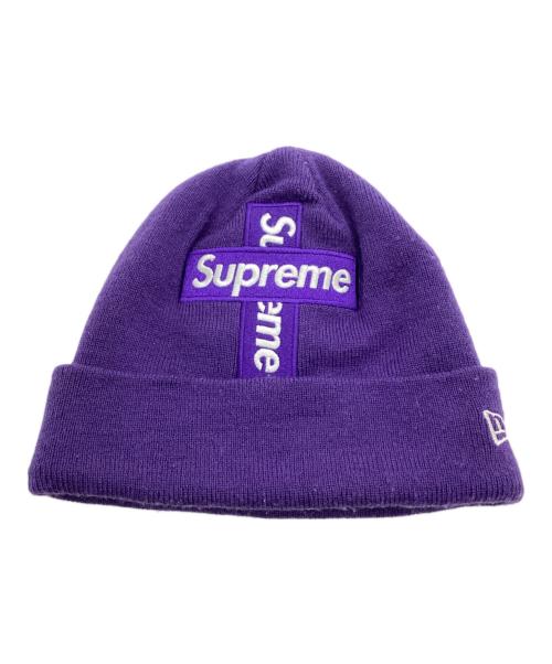 SUPREME（シュプリーム）Supreme (シュプリーム) クロスボックスロゴビーニー パープルの古着・服飾アイテム