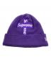 Supreme（シュプリーム）の古着「クロスボックスロゴビーニー」｜パープル