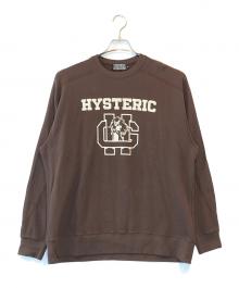 Hysteric Glamour（ヒステリックグラマー）の古着「H SCHOOL スウェットシャツ」｜ブラウン