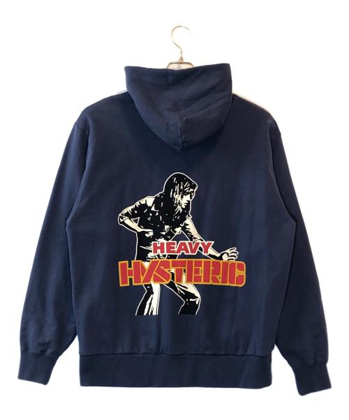 Hysteric Glamour（ヒステリックグラマー）Hysteric Glamour (ヒステリックグラマー) HEAVY HYSTERIC パーカー ネイビー サイズ:XLの古着・服飾アイテム