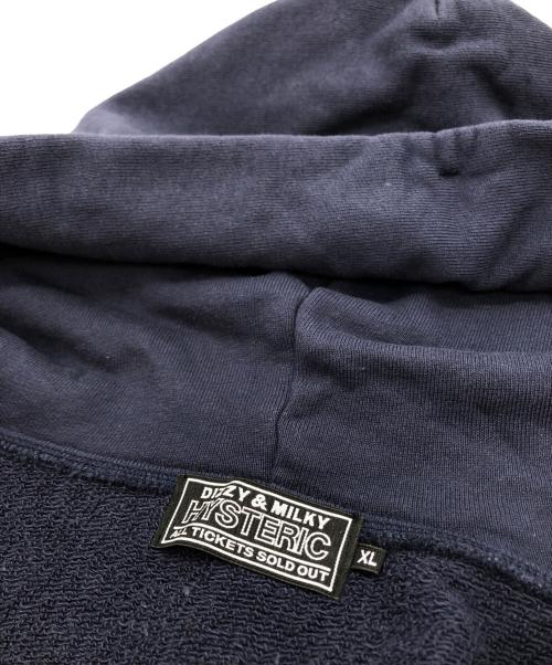 Hysteric Glamour（ヒステリックグラマー）Hysteric Glamour (ヒステリックグラマー) HEAVY HYSTERIC パーカー ネイビー サイズ:XLの古着・服飾アイテム