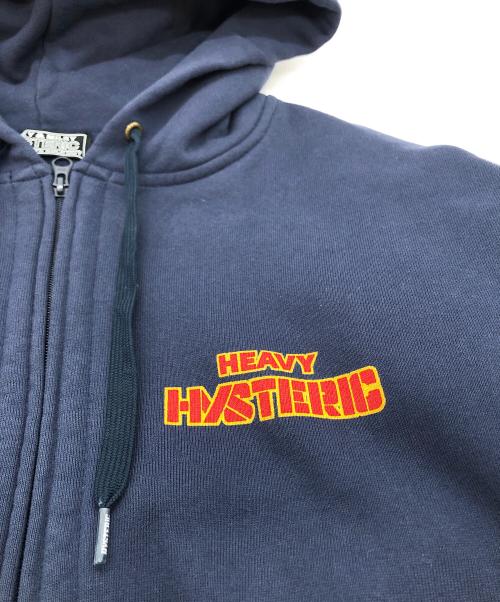 Hysteric Glamour（ヒステリックグラマー）Hysteric Glamour (ヒステリックグラマー) HEAVY HYSTERIC パーカー ネイビー サイズ:XLの古着・服飾アイテム