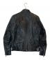 DIESEL (ディーゼル) カウレザージャケット ブラック サイズ:M：17000円