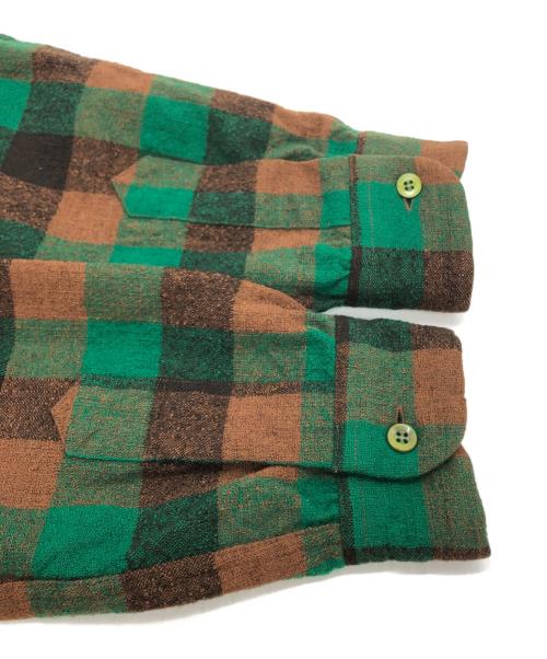 TENDERLOIN（テンダーロイン）TENDERLOIN (テンダーロイン) T-WOOL SHT Pブロックチェックシャツ グリーン サイズ:SMALLの古着・服飾アイテム