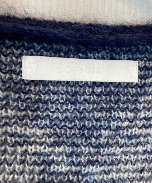 SOPHNET.（ソフネット）SOPHNET. (ソフネット) MOHAIR ARGYLE CARDIGAN ブルー サイズ:1の古着・服飾アイテム