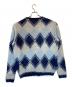 SOPHNET. (ソフネット) MOHAIR ARGYLE CARDIGAN ブルー サイズ:1：18000円