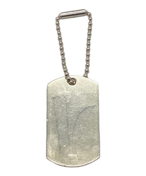 GUCCI（グッチ）GUCCI (グッチ) ドッグタグチャーム シルバーの古着・服飾アイテム
