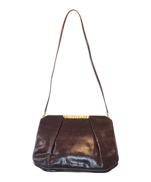 JUDITH LEIBER（ジュディス・ライバー）JUDITH LEIBER (ジュディス・ライバー) ショルダーバッグ ブラウンの古着・服飾アイテム