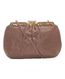 JUDITH LEIBER（ジュディス・ライバー）の古着「ショルダーバッグ」｜ブラウン