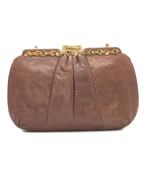 JUDITH LEIBER（ジュディス・ライバー）JUDITH LEIBER (ジュディス・ライバー) ショルダーバッグ ブラウンの古着・服飾アイテム