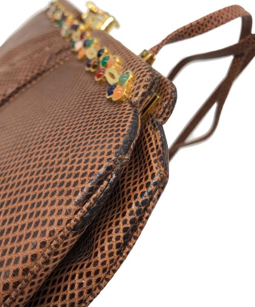 JUDITH LEIBER（ジュディス・ライバー）JUDITH LEIBER (ジュディス・ライバー) ショルダーバッグ ブラウンの古着・服飾アイテム