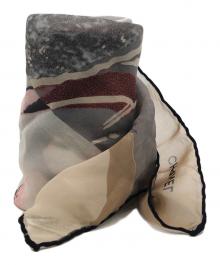 CHANEL（シャネル）の古着「シルクスカーフ」｜ベージュ