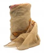 CHANELシャネル）の古着「大判シルクスカーフ」｜ブラウン