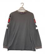 stussyステューシー）の古着「バックプリントカットソー」｜グレー