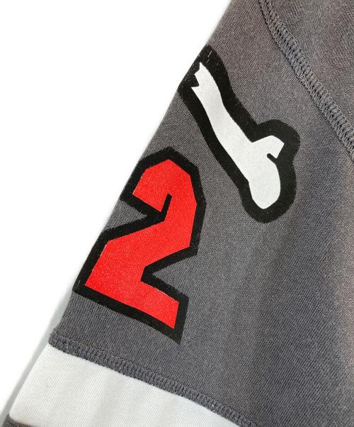 stussy（ステューシー）stussy (ステューシー) バックプリントカットソー グレー サイズ:Lの古着・服飾アイテム