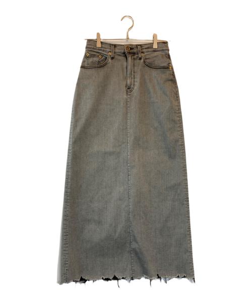 GOOD GRIEF!（グッドグリーフ）GOOD GRIEF! (グッドグリーフ) ロングカットオフデニムスカート ブラック サイズ:Sの古着・服飾アイテム