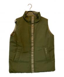 WHITE MOUNTAINEERING×TAION（ホワイトマウンテ二アニング×タイオン）の古着「REVERSIBLE DOWN VEST」｜オリーブ